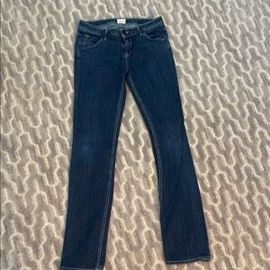 Hudson Jeans Dark Blue Straight Leg Women's Jeans
